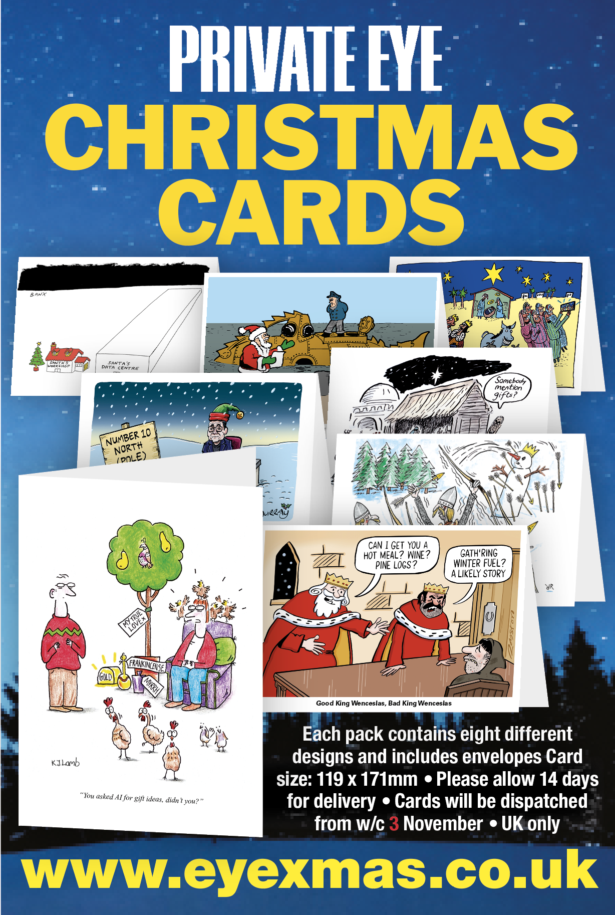Private Eye Christmas Cards